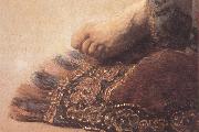 REMBRANDT Harmenszoon van Rijn Detail of Feremiab lamenting the Destrution of Ferusalem (mk33) oil